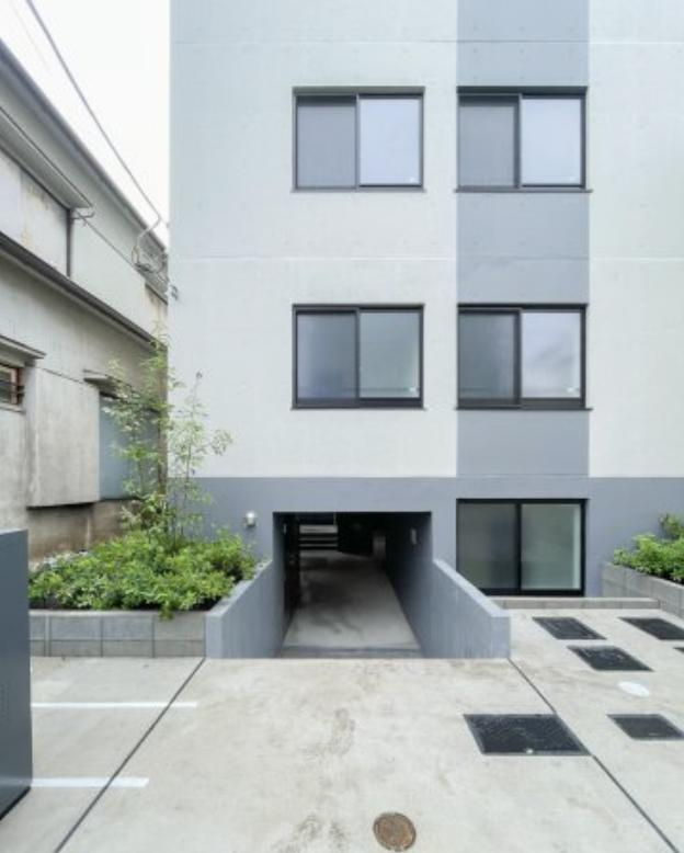 墨田区押上３丁目の賃貸マンションのエントランス