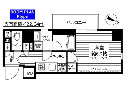 豊島区上池袋１丁目の賃貸マンションの間取り
