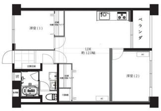 【間取り】 | 大森駅前住宅１号棟 | 間取りです。