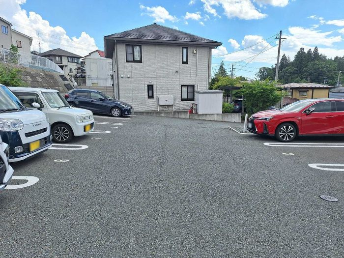 ハイカムール山王の駐車場