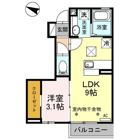 ハイカムール山王の間取り