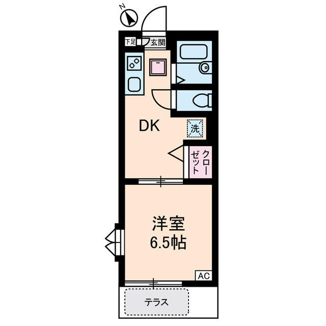 ベルテ中目黒の間取り