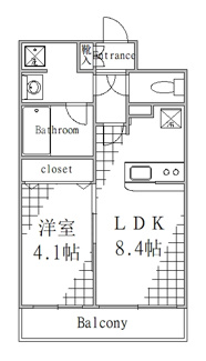 【間取り】 | アンベリール墨田Ⅲ