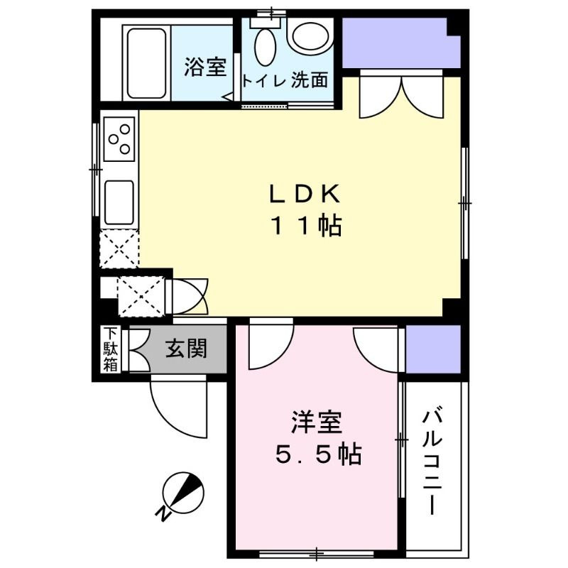 リッチハイツ南行徳Ⅱの間取り