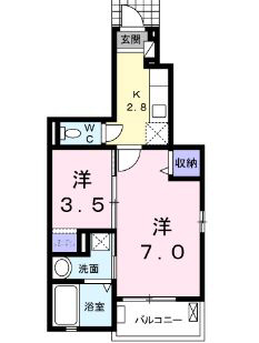 Villa BRISEの間取り