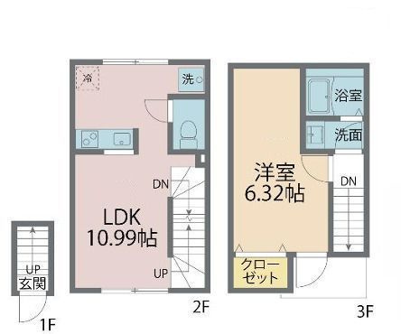 ブランシェの間取り|間取りです。