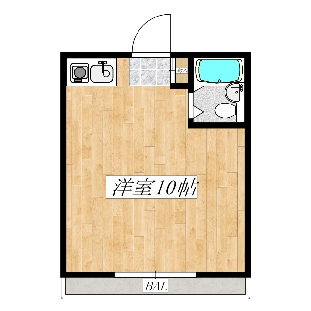 コーポ自然学舎の間取り