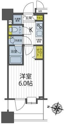 グランドガーラ横濱元町の間取り