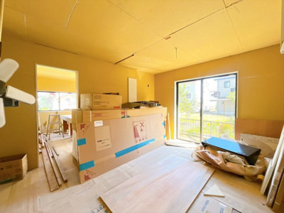 【居間・リビング】 | 安中市簗瀬　中古住宅 | リフォーム中です！