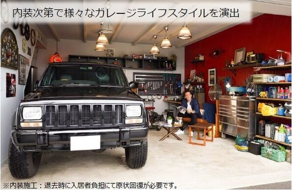 プレミアムガレージハウス名古屋梅森坂の駐車場