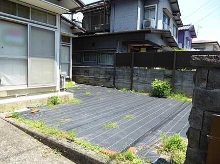 安佐北区亀山南5丁目中古戸建の庭