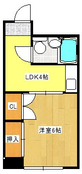 チサンマンション栄の間取り