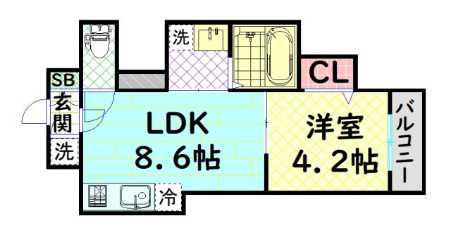 【間取り】 | アトムハウスⅡ号館