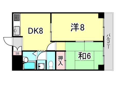 ポコアポコさくら夙川メゾンの間取り