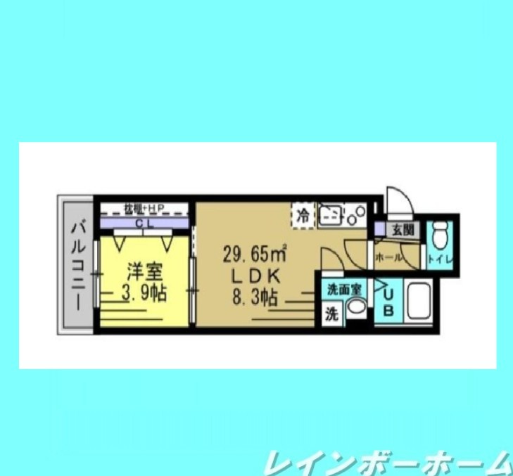 ネット無料♪宅配ボックス♪の間取り