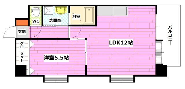 アヴニール五軒屋の間取り