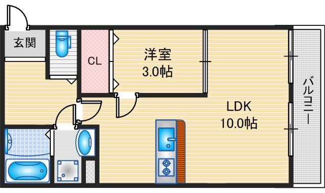 LINOメゾン蔵垣内の間取り