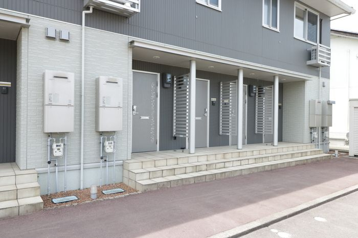 D-roomアッシュのエントランス