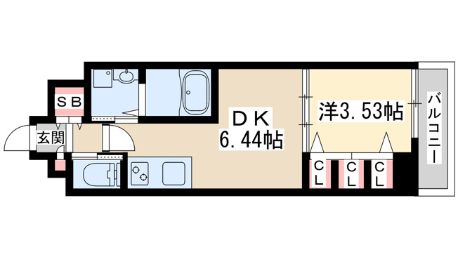 【間取り】 | 江坂プライマリーワン