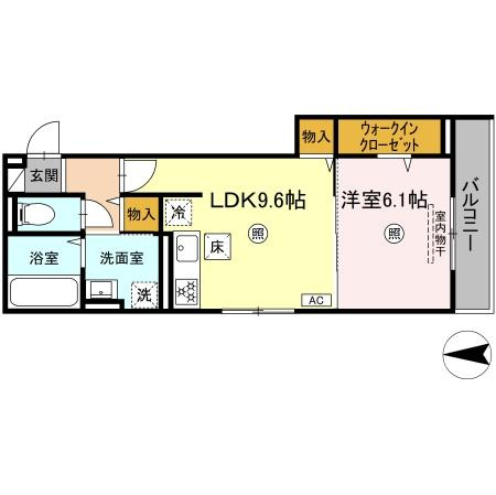 タウン清心の間取り