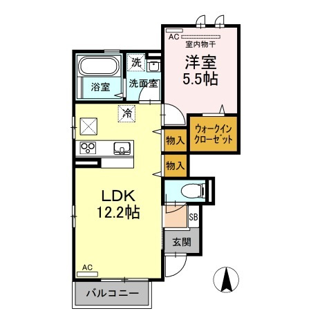 チェーロ　セレーナ　A棟の間取り