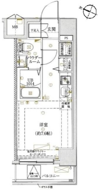 ＬＵＭＥＥＤ横浜阪東橋の間取り