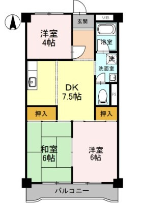 ヴィラ箕面の間取り