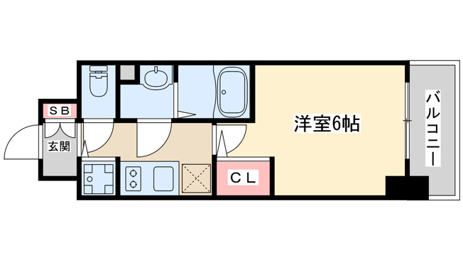 【間取り】 | エスリードレジデンス大阪福島