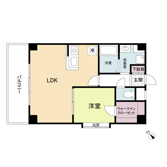 【間取り】 | KDXレジデンス天神東Ⅱ