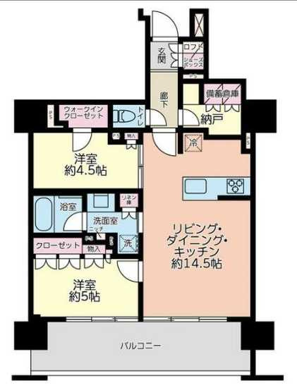 レジェイド新横浜の間取り