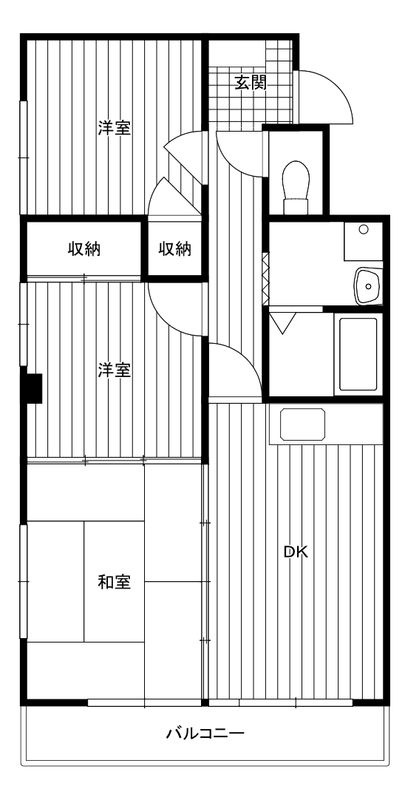 パークコンドミニアムの間取り