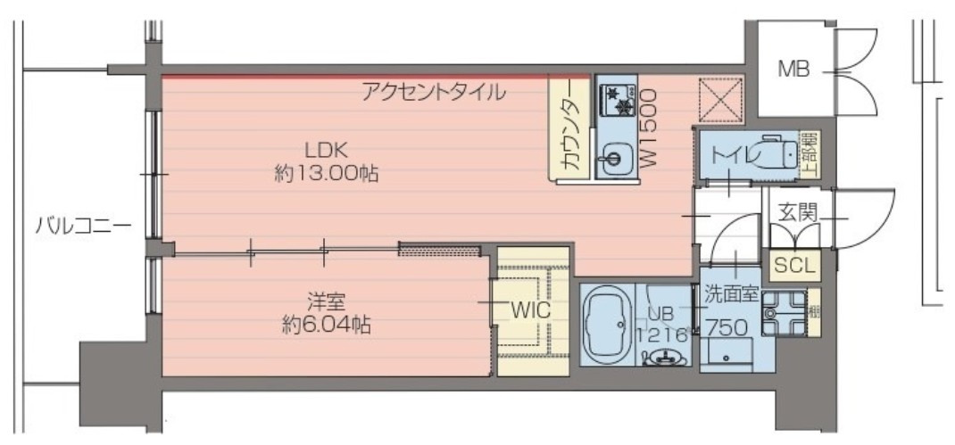 プレジオ梅田の間取り