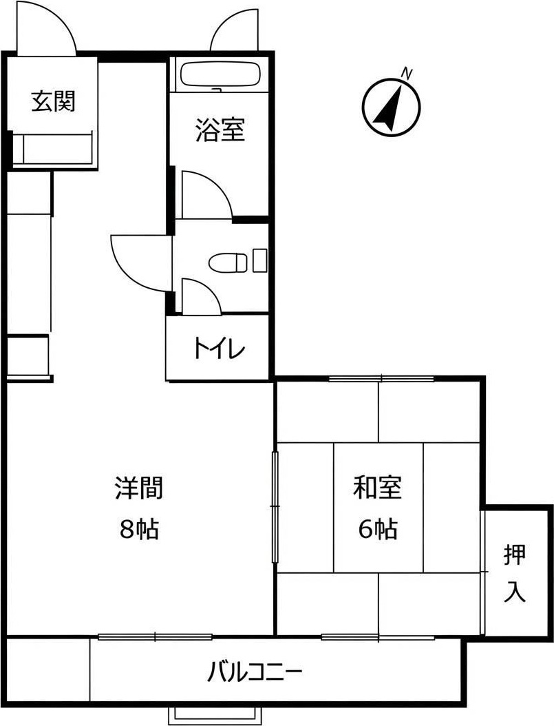 KSマンション薬院の間取り