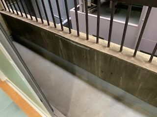第一大井町ハイツのバルコニー