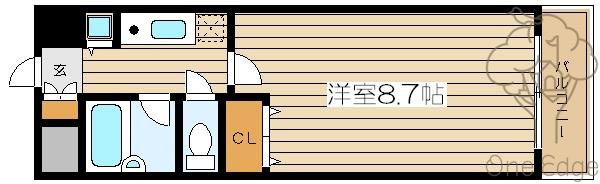 エムアンドエムウメダイーストの間取り