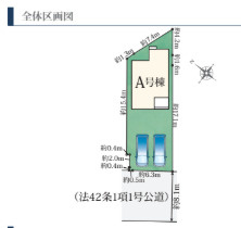 沼津市本字下一丁田889番　全1棟の区画図