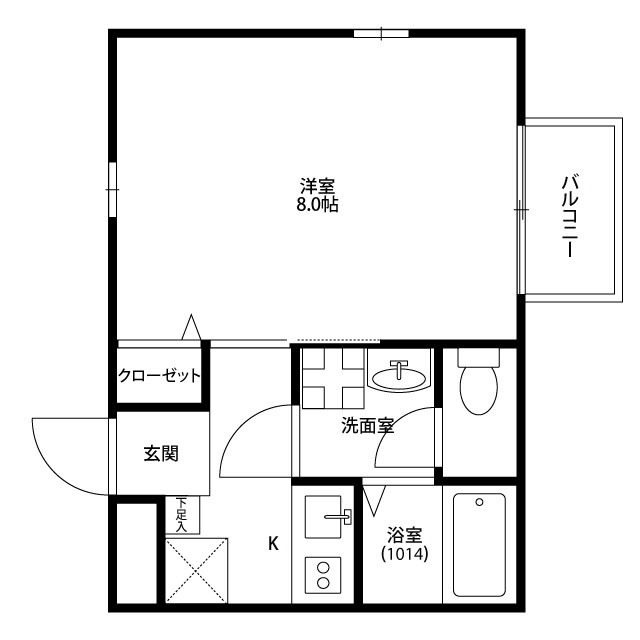 アムール シュシュⅡの間取り