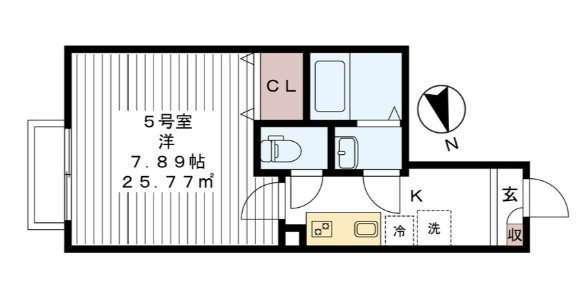 リロアン新松戸の間取り
