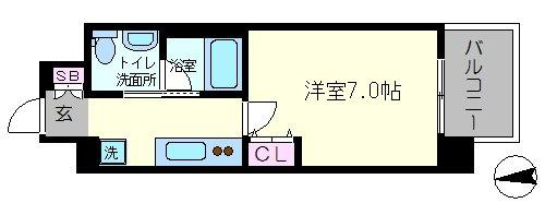 Marks難波南の間取り|Marks 難波南　間取り