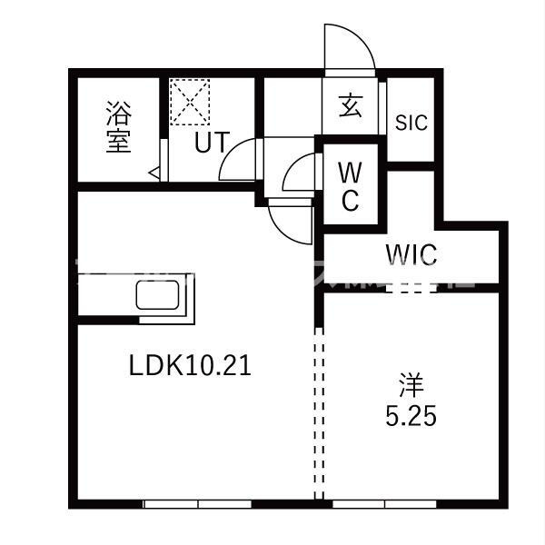 セナリオフォルム柏たなかⅡの間取り