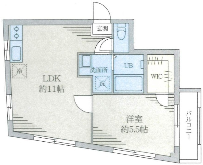 セントフランシス東山の間取り