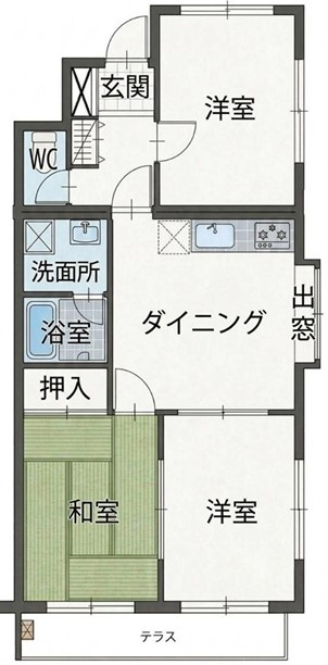 ワルトハウスの間取り