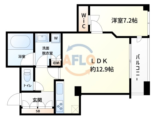 ディーグラフォート大阪NYタワー肥後橋　西船場小学校区の間取り|ディーグラフォート大阪NYタワー肥後橋　間取り