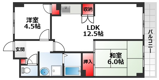 ヴァンベールの間取り