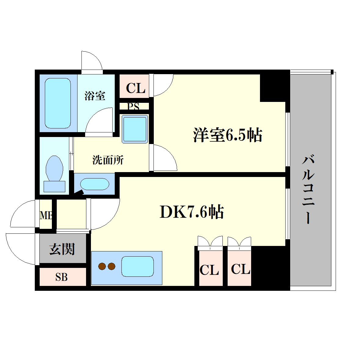 リーガル新福島の間取り