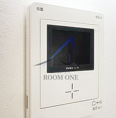 やなぎマンションのセキュリティ|モニター付きインターホンです。