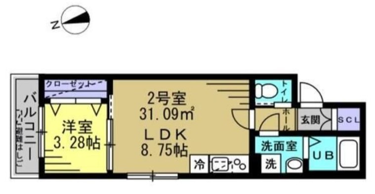 AJ南流山Firstの間取り