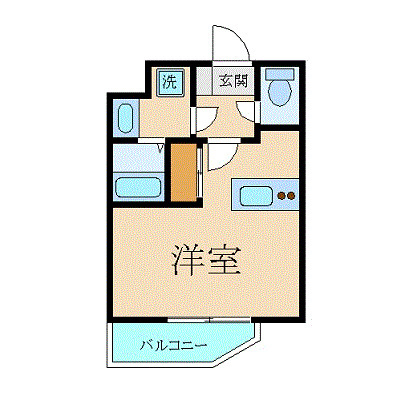 スカイコート品川御殿山EASTの間取り