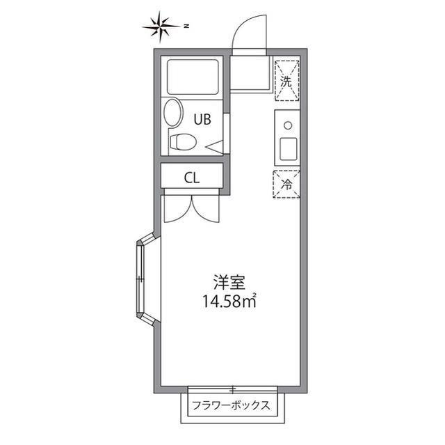 中野イーストハイムの間取り|間取り図