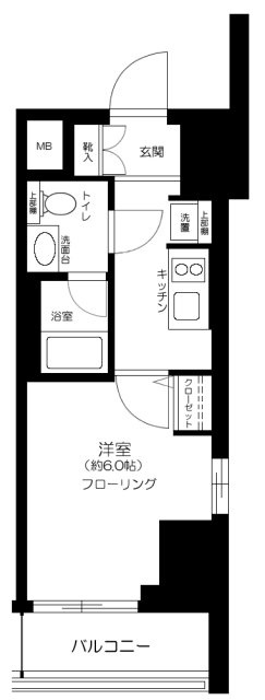 ガリシア代々木の間取り